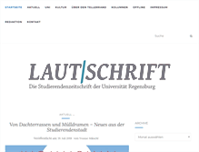 Tablet Screenshot of lautschrift.org